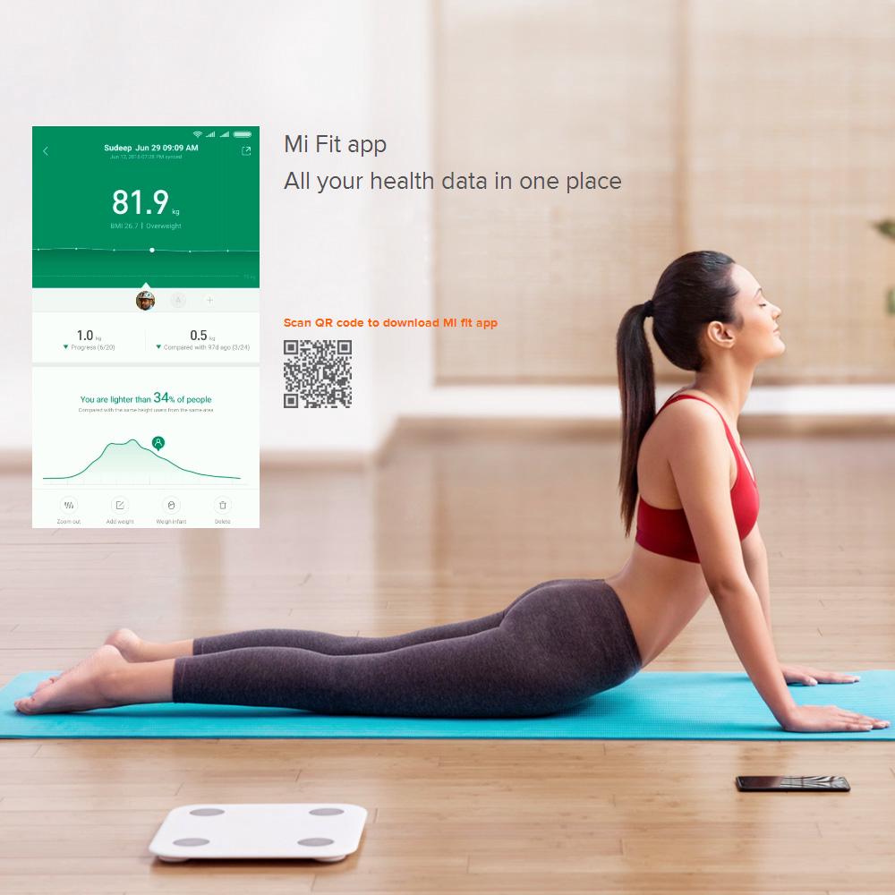 New Xiaomi Mi Body Composition Scale 2 Smart Fat Weight Health Scale BT