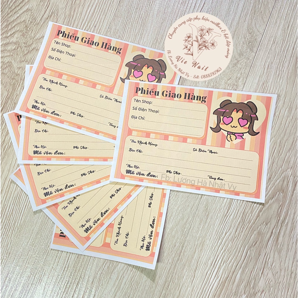 50 sheets of delivery note/ship note - Manila Store