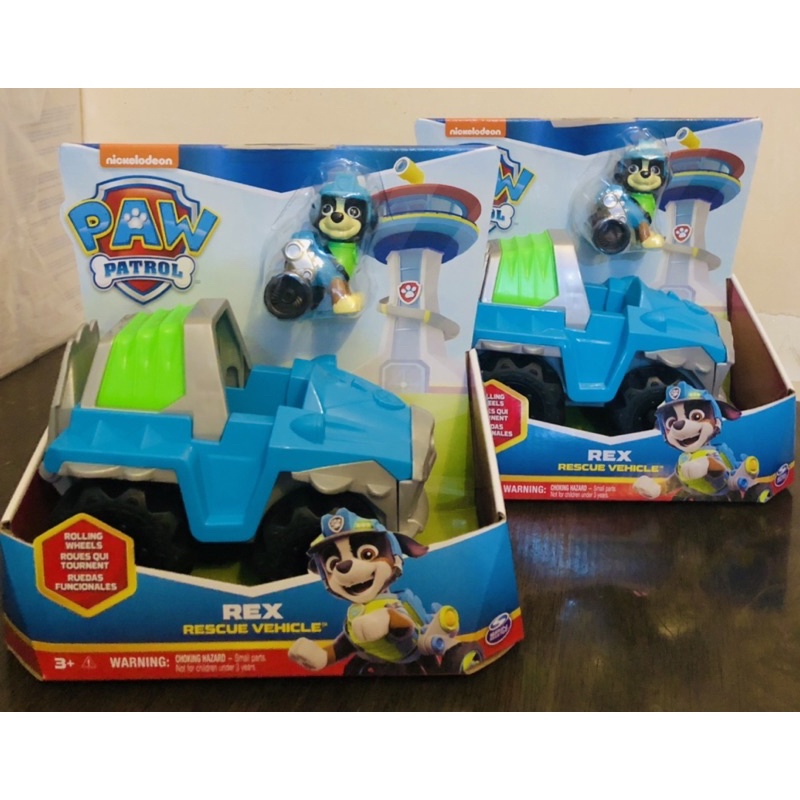 Paw Patrol Rex Rescue Vehicle with Collectible Figure | Shopee Philippines