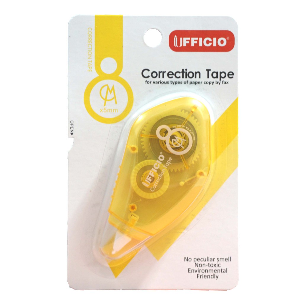 ECLET Correction Tape - Pack of 2 Pcs Correction Tape 12 Meter X 5 MM, for  Journal, Correction Pen, Whitener for Correction, Stationary Items