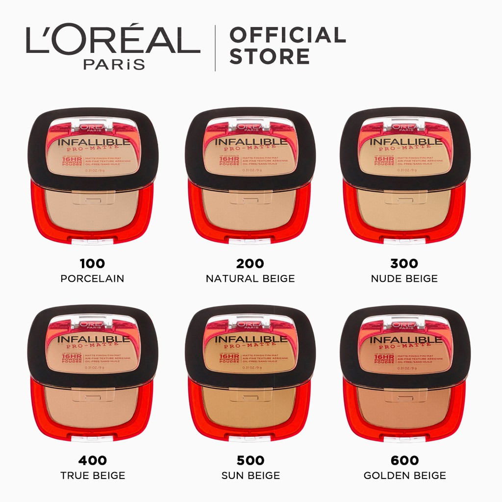 LOreal Paris Infallible Pro-Matte Pressed Powder Foundation