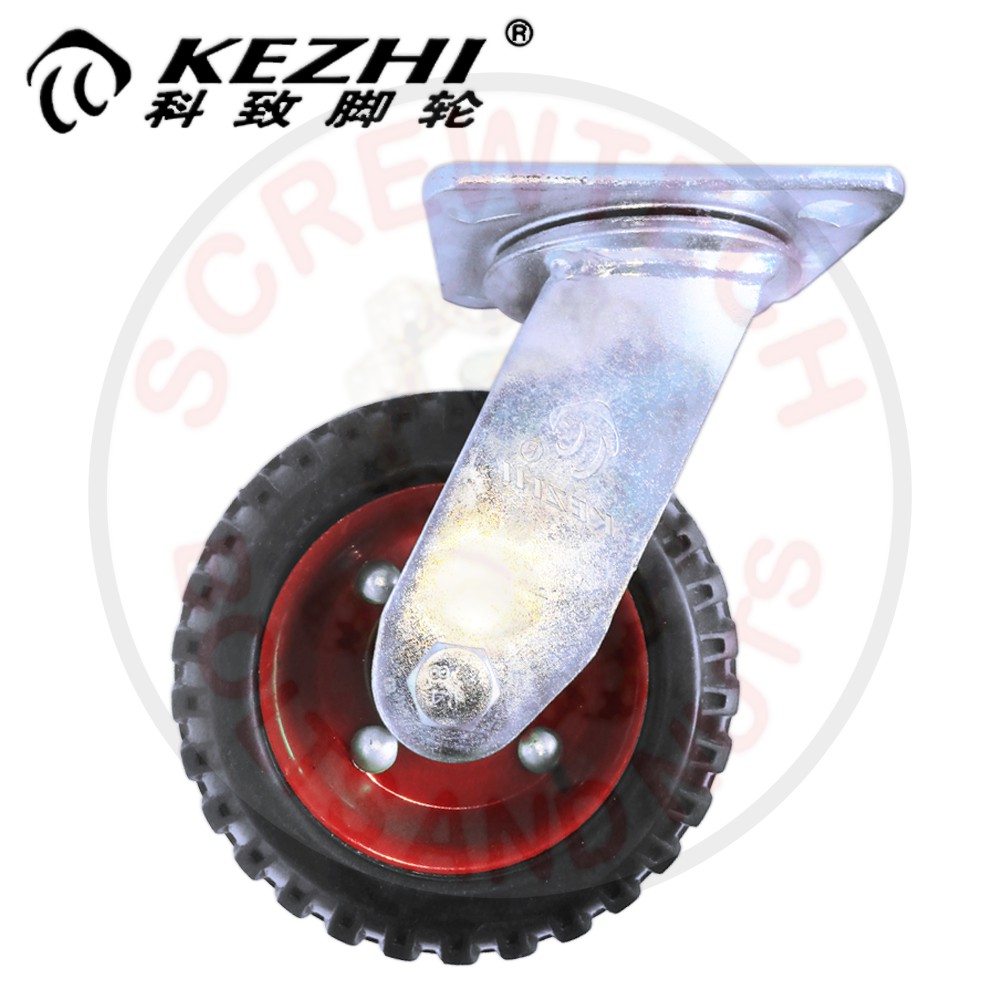 KEZHI RUBBER BALL CASTER WHEEL FLAT / SWIVEL TYPE 6" Shopee Philippines
