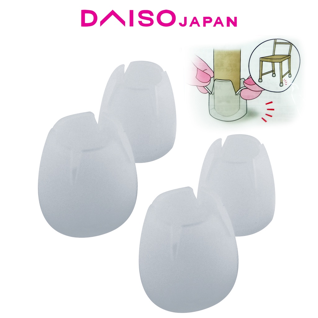 Daiso Silicone Chair Leg Cover Set Shopee Philippines