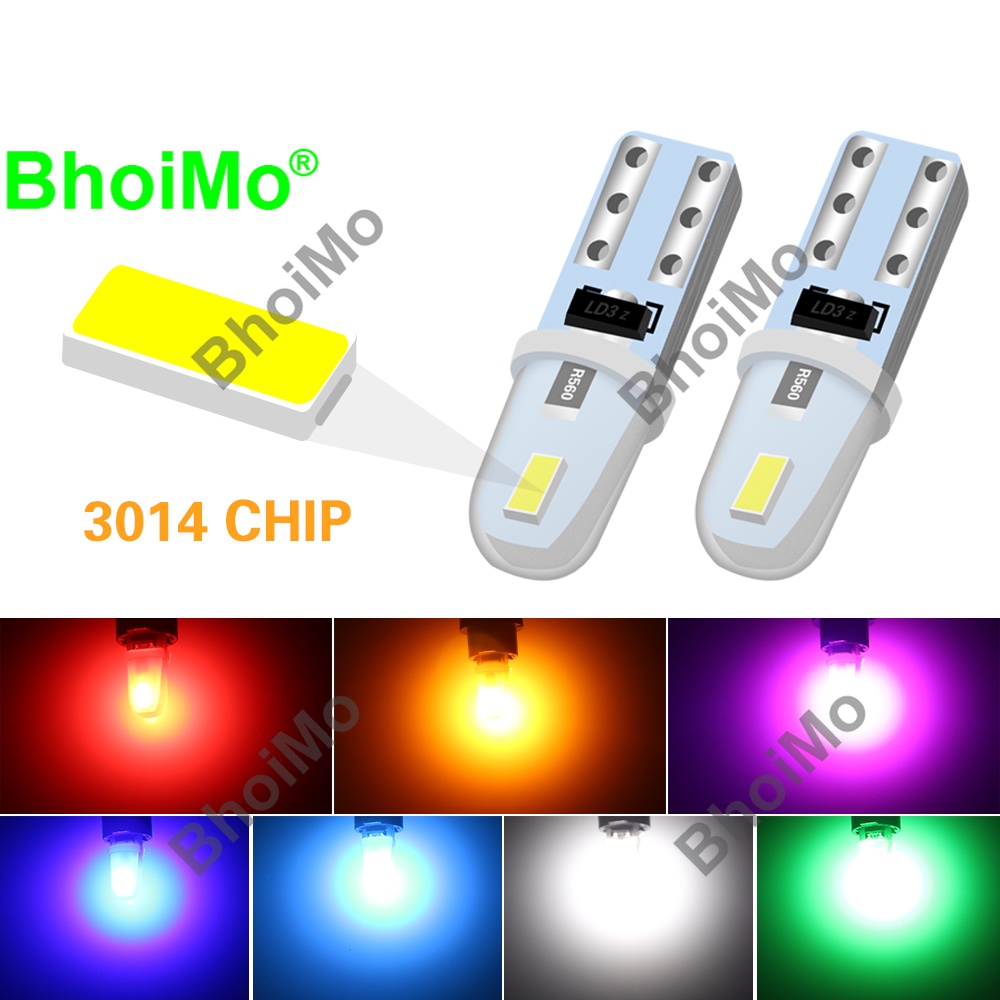 BhoiMo 2021NEW T5 Led Nonpolar dashboard led light car W3W 3014 2SMD 17 73  74 2721 led interior cluster gauge map plate Panel Instrument Meter Neo  Wedge Warning LED auto automobile motor