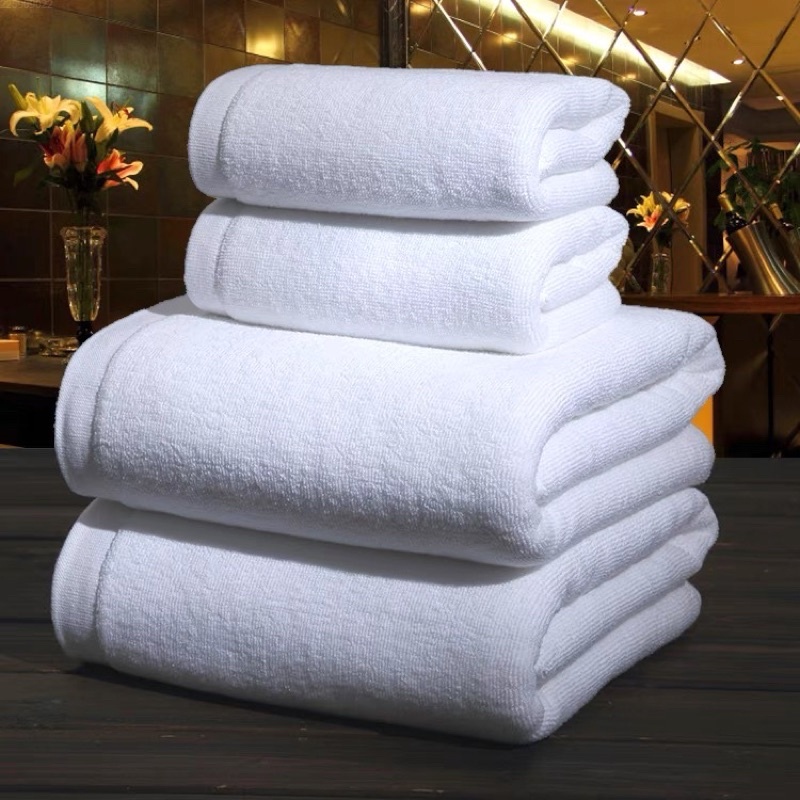 Nks Classic A Makapal 100 Cotton White Bath Towel Super High Quality Super Absorbent 70 X 140cm 0932