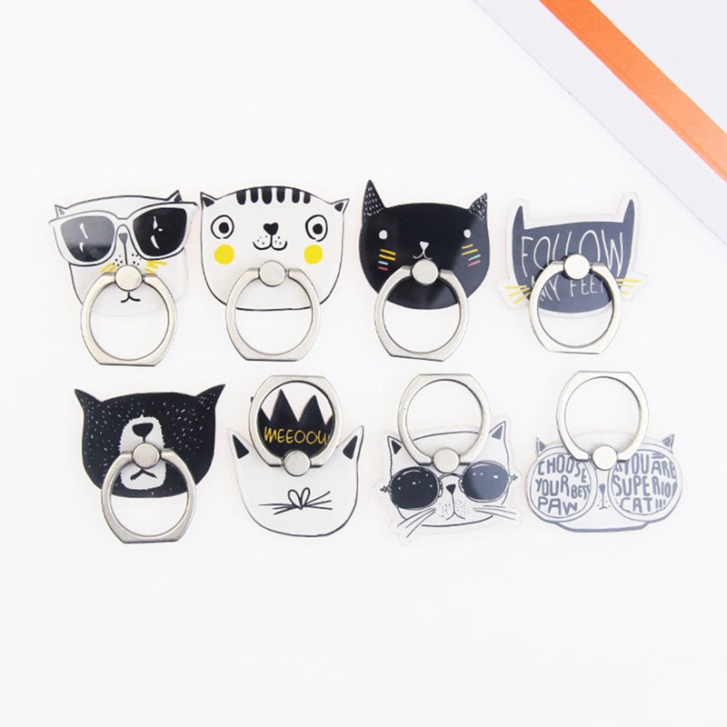 New Style Phone  Ring Bracket Cartoon Cat  Cell  Phone  Ring 