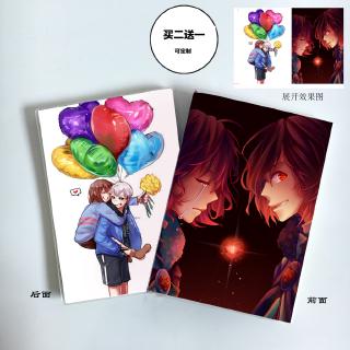 Undertale Anime Photo Custom Matte Cover Notebook Shopee Philippines