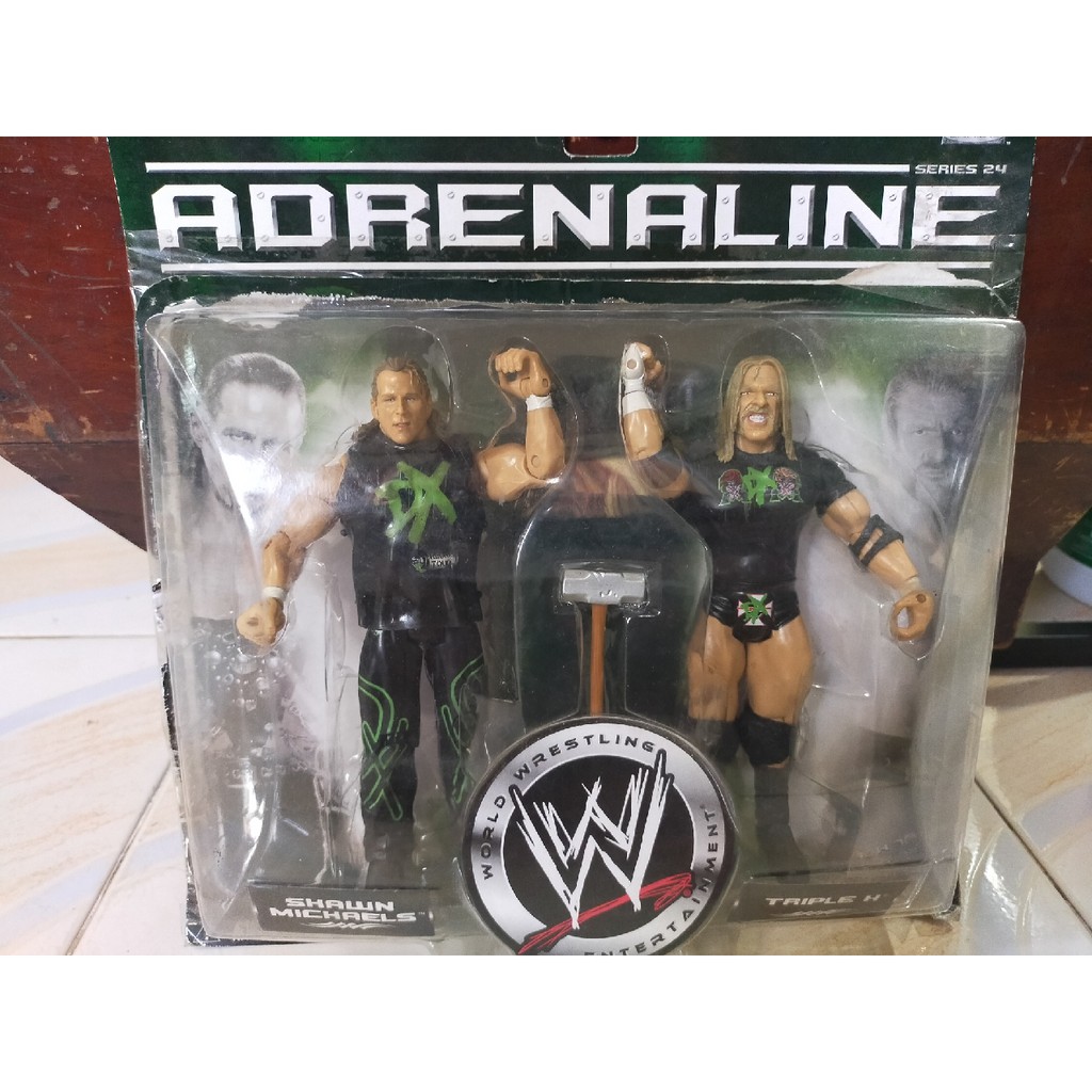 WWE DX Triple H and Shawn Michaels HBK Tag Team Jakks Authentic