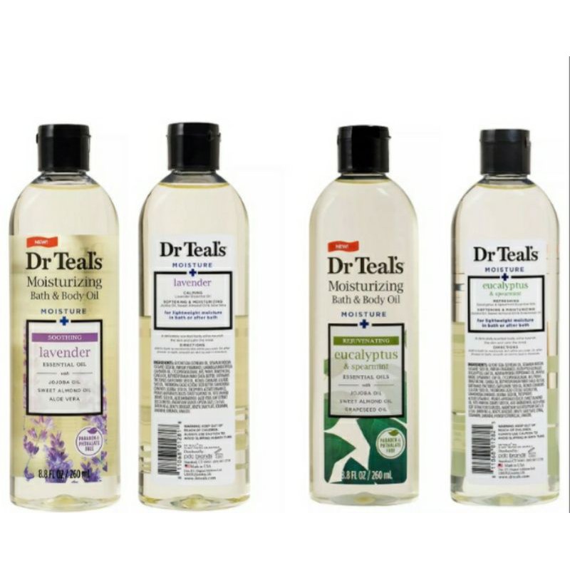 Dr Teal's Bath & Body Oil in Lavender and Eucalyptus 260ml Shopee