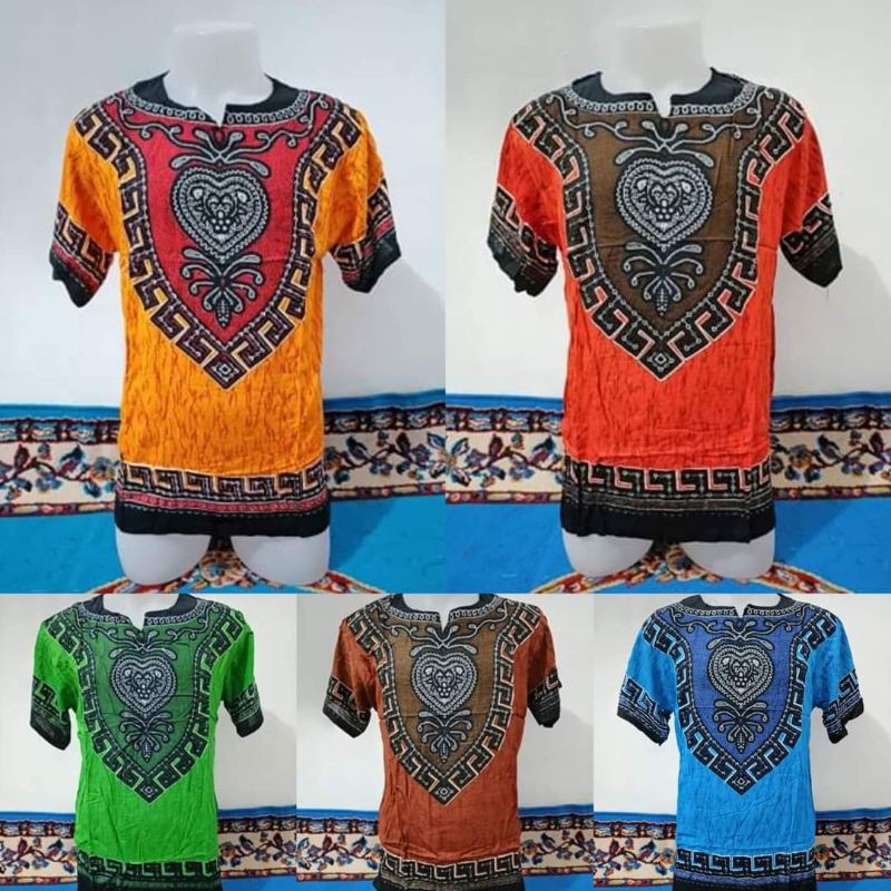 Dashiki/Bohemian/Batik/Polo shirt | Shopee Philippines