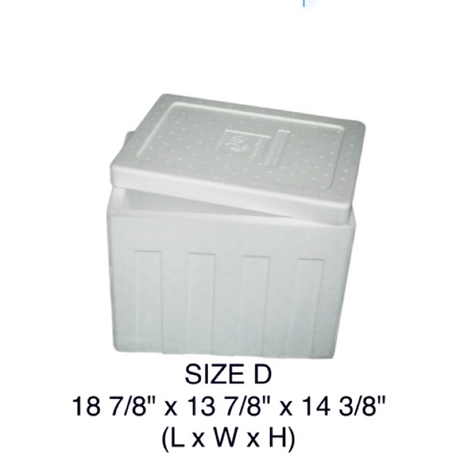COD STYRO BOX / Size D Box / Ice Chest / ICE BOX Shopee Philippines