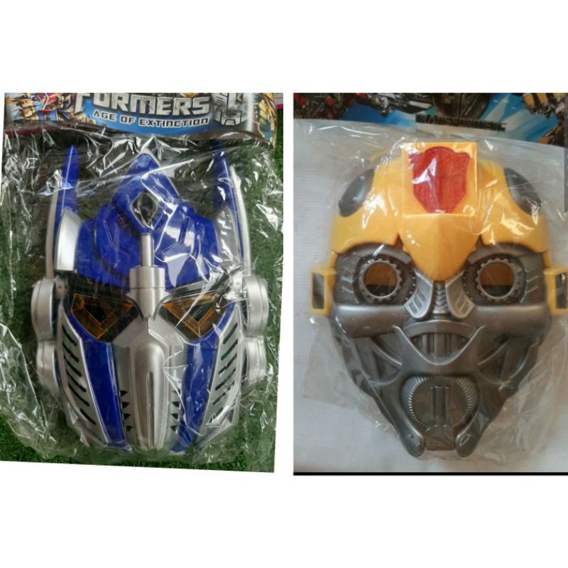 shop TRANSFORMERS Optimus Bumblebee Face Mask Costume Shopee