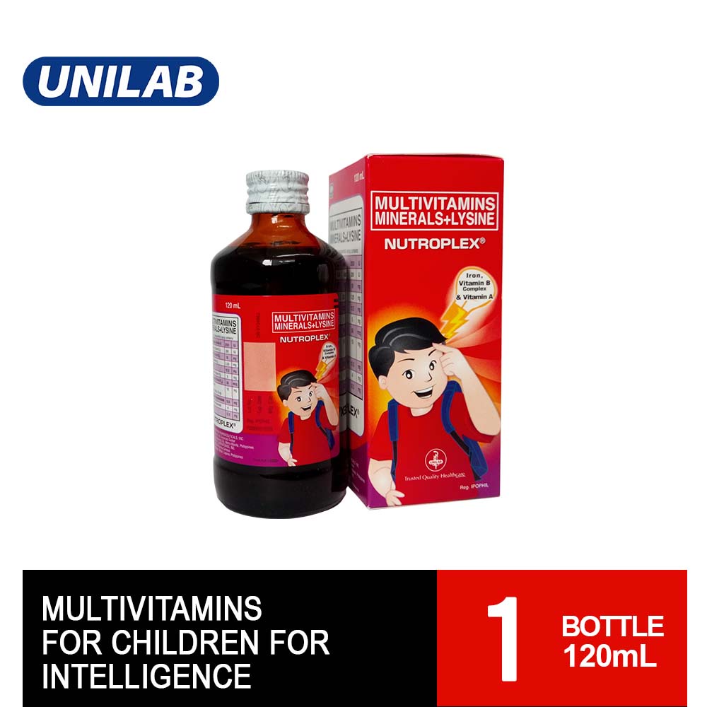 Nutroplex 120mL Syrup Multivitamins For Children For Intelligence ...