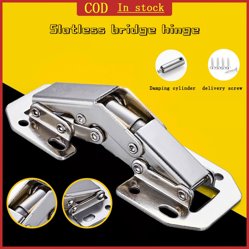 2pcs 90 Degree Concealed Hinges Cupboard Door Bridge