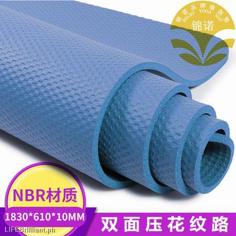 good health & fitness thick cushioned nbr yoga mat
