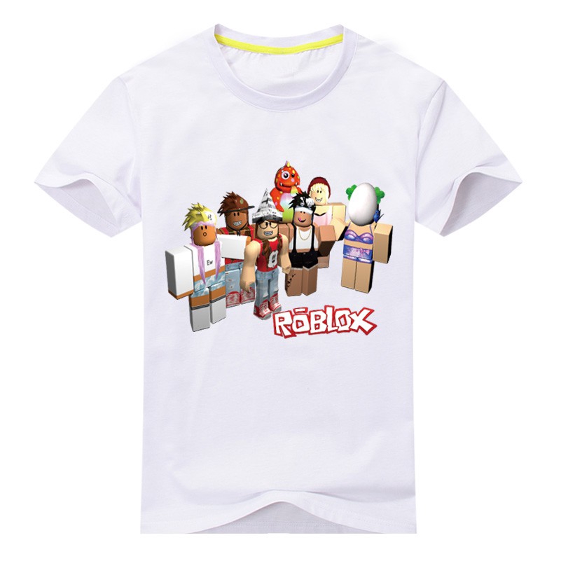 Ready Stock Clothing Boy S Girls Summer Short Sleeve Tops Roblox Boy T Shirt Cotton T Shirts In Boys Shopee Philippines - cali spring shirt girls roblox
