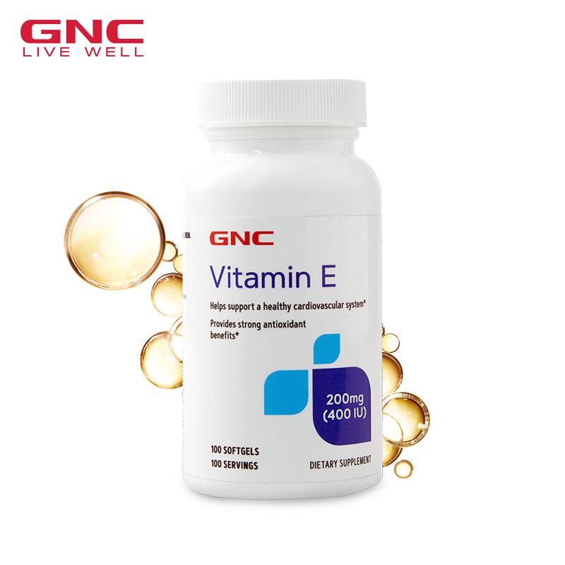 GNC Vitamin E Vitamin D3B2 Vitamin Capsules Imported from the United States Vitamin E 400IU 100