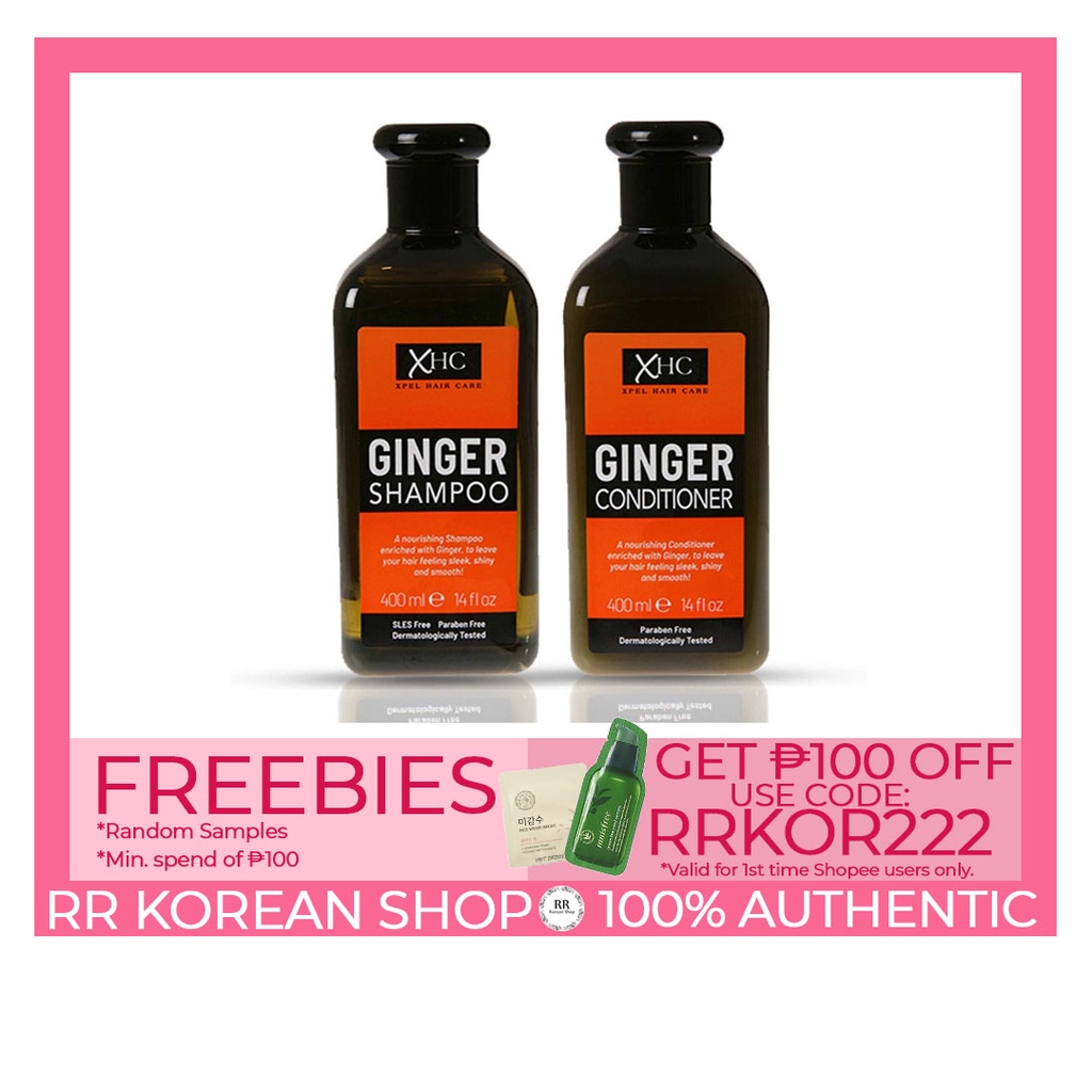 XHC Ginger AntiDandruff Shampoo/Conditioner 400mL Shopee Philippines