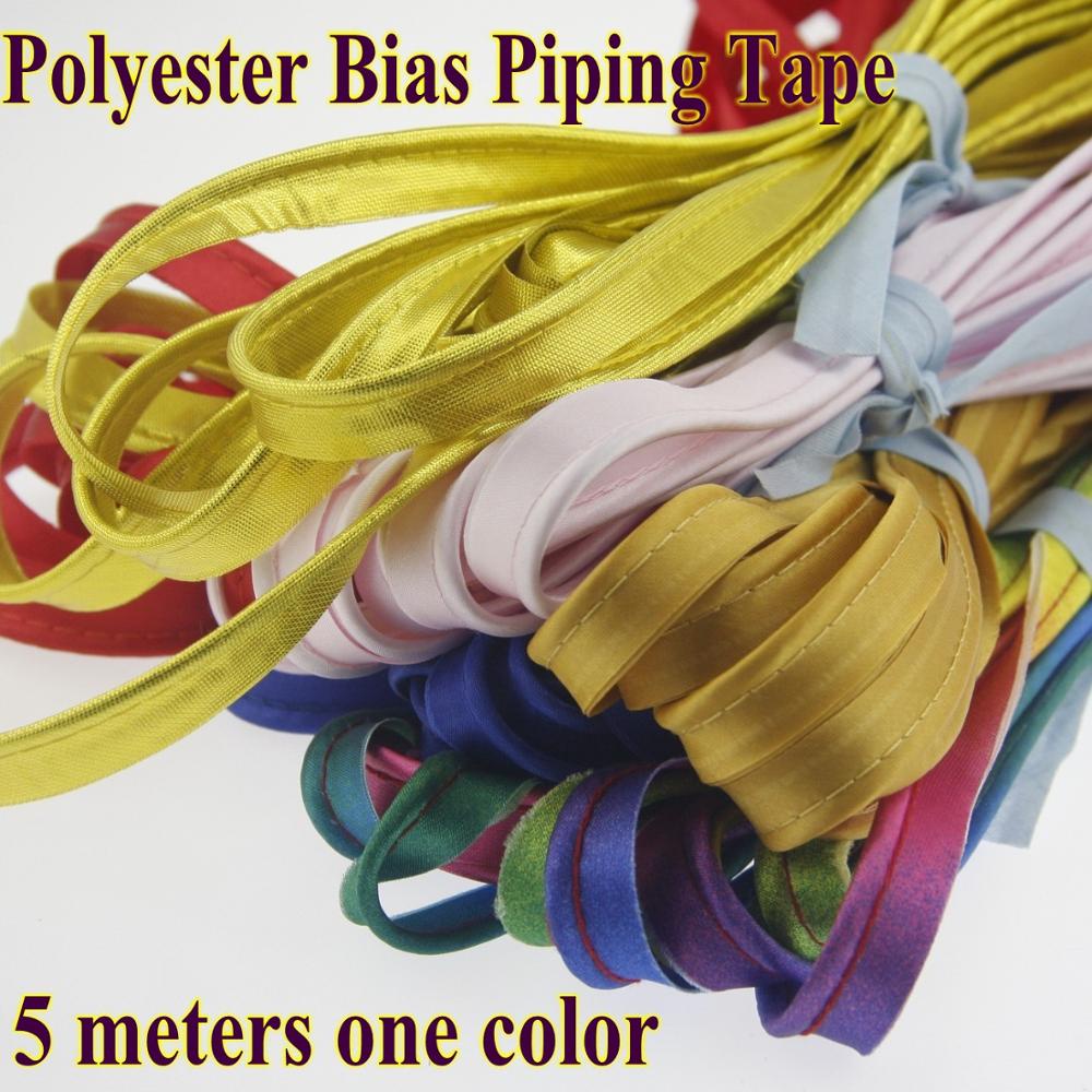 Polyester Satin Bias Piping Bias tape with cord Diameter 3mm, small