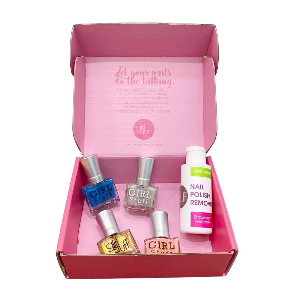 Girlstuff Nail Polish Gift Box (BOX ONLY) Shopee Philippines