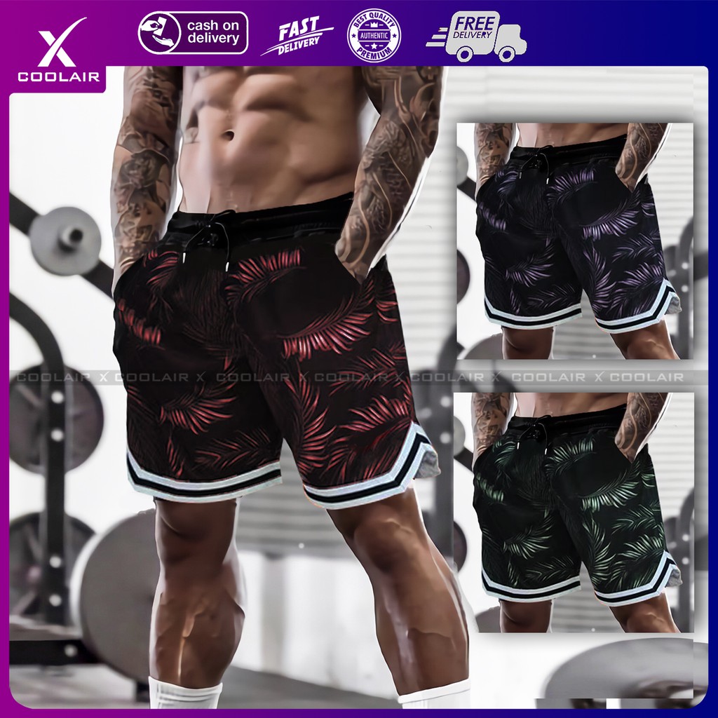 Coolair Dri-Fit Fashion Men'S Sports Shorts Casual Shorts Basketball Shorts  (Above The Knee) | Shopee Philippines