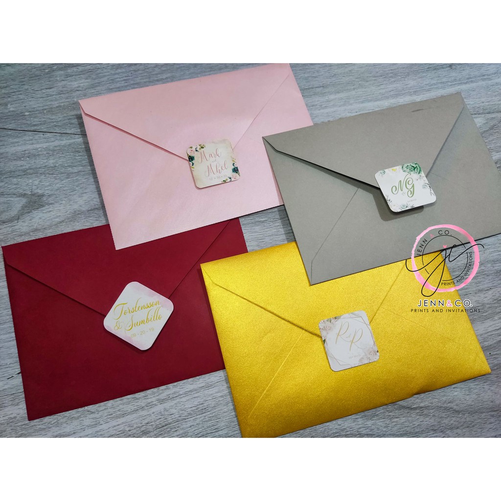 Monogram / Seal for Envelopes (10 pcs)