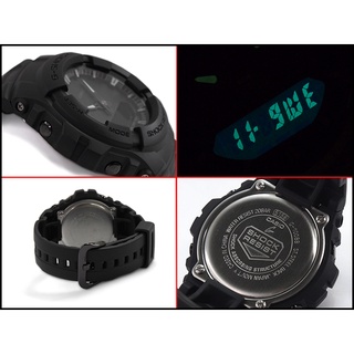 （hot）G Shock G100 Blackout Edition Men Sport Watch with Dual Time Display 200M Water Resistant Shock #2