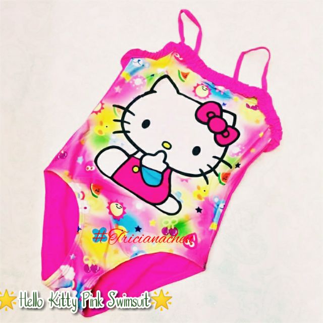 Sale! !Hello Kitty One Piece Swimsuit character print kids swimwear ...