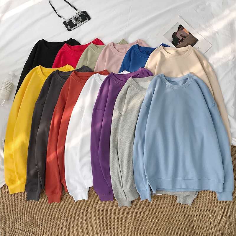 plain crew neck sweater