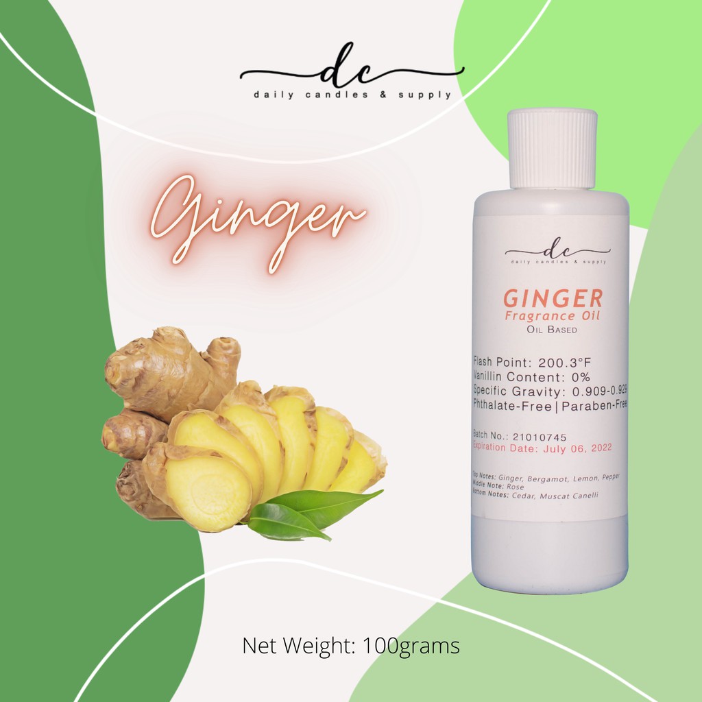 Daily Candles GINGER FRAGRANCE OIL for Candle and Soap Making (Oil