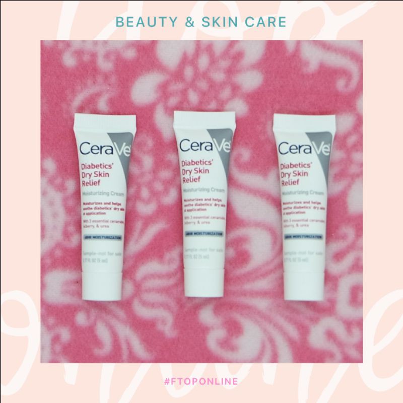 cerave diabetics dry skin relief moisturizing cream