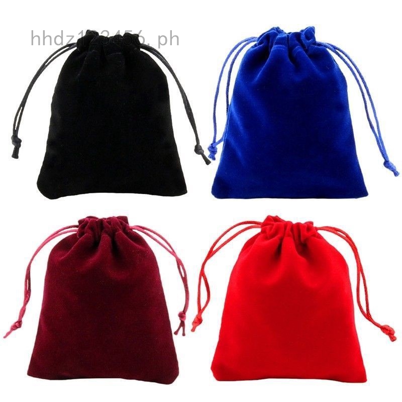 velvet drawstring handbag