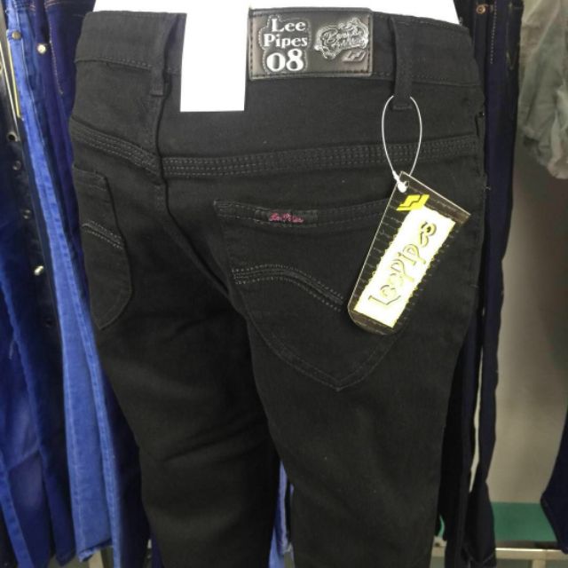 lee stretch black jeans