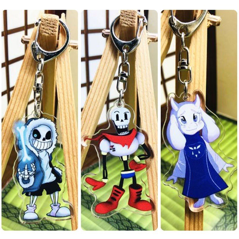 Undertale Doublesided Transparent Acrylic Keychain Shopee Philippines