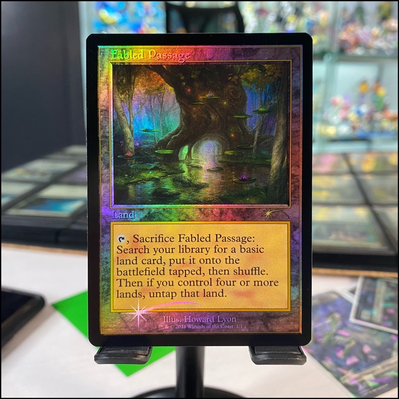 Mtg Land Fabled Passage Promo Foil Card Magic The Gathering Shopee Philippines