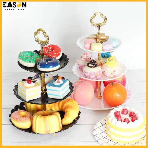 Eason Cod 2 3 Tier White Plastic Dessert Stand Pastry Cake Cupcake Holder Ee Philippines - 3 Tier Cake Stand Mr Diy