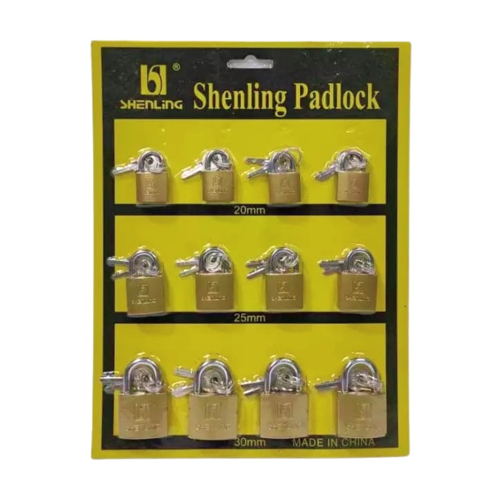 IKEA 12pcs Multipurpose Padlock with Key Set Antitheft Pad Lock Susi