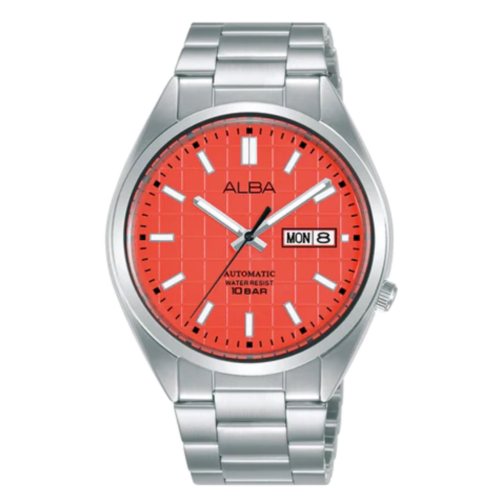 ALBA BY SEIKO Active AL4323X1 Salmon Pink Dial, Stainless Steel Strap,  Automatic, Men's Watch | Shopee Philippines