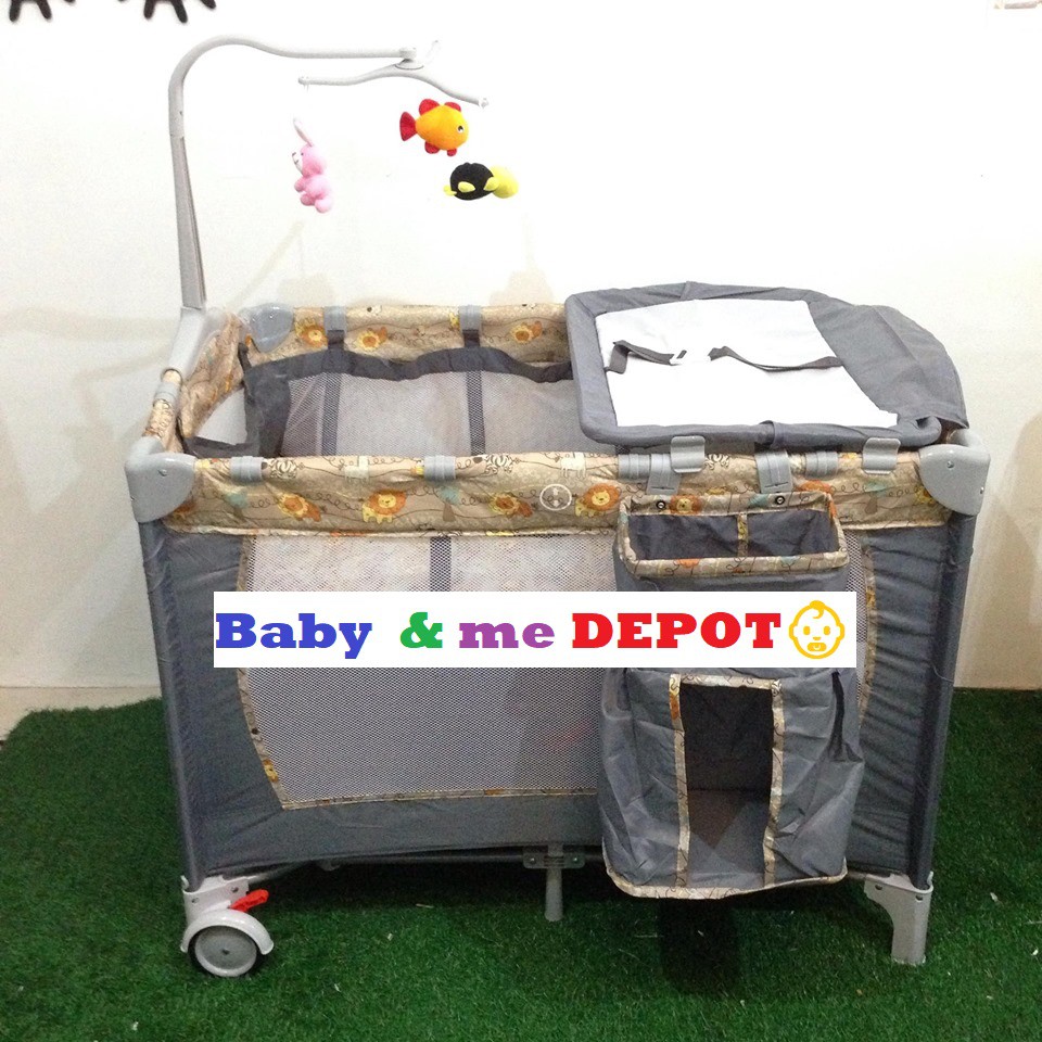 Cobabies Multi Purposes On The Go Pack N Play Crib Shopee