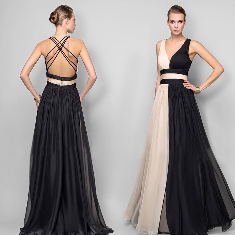 long gown backless