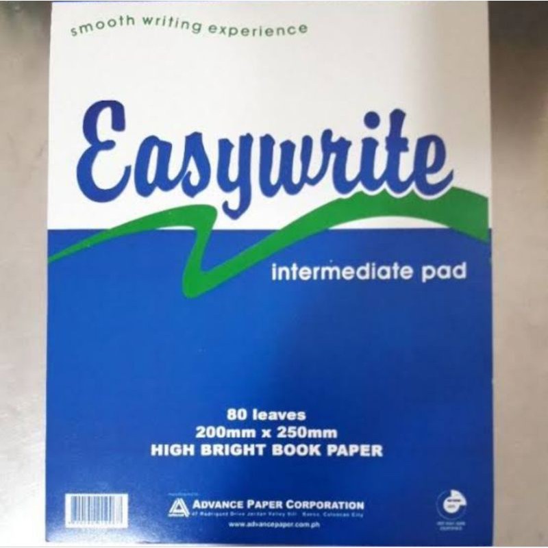 Pad Paper Size