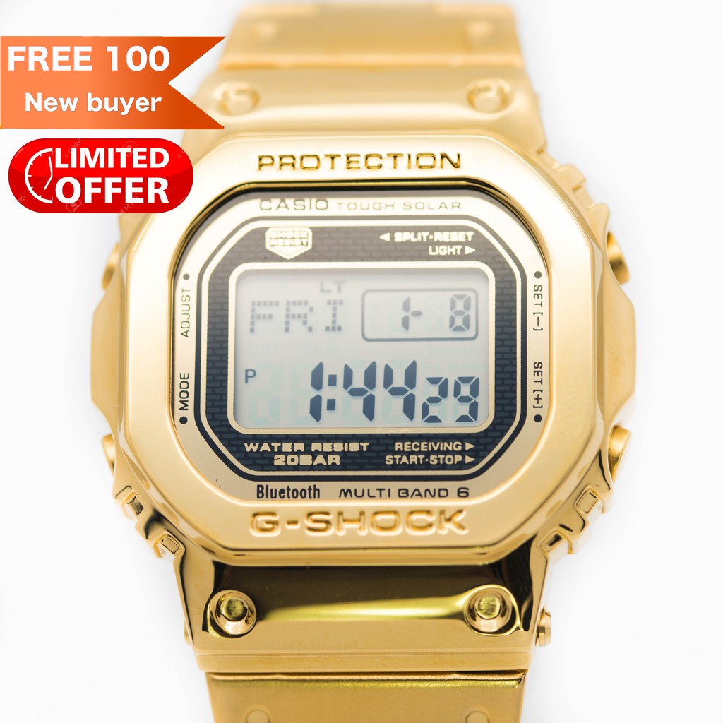 Casio G Shock Gold Watch For Men Oem Gift Steel Watches Shopee Philippines