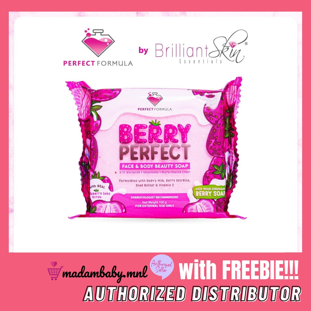 BERRY PERFECT Face & Body Soap by Perfect Formula Brilliant Skin
