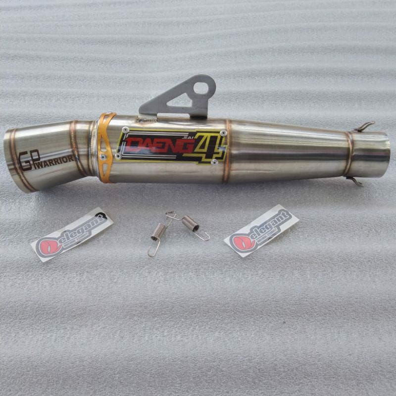 Canister Daeng4 original exhaust pipe muffler for motorcycle 51mm inlet