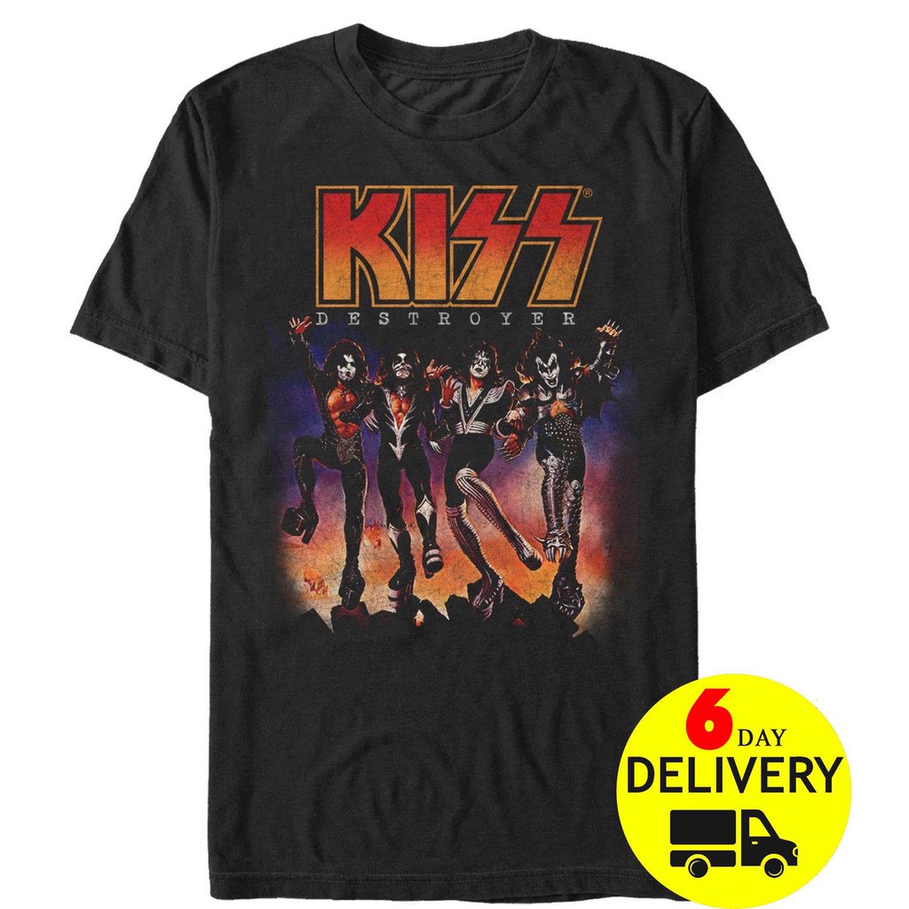 kiss tour t shirts