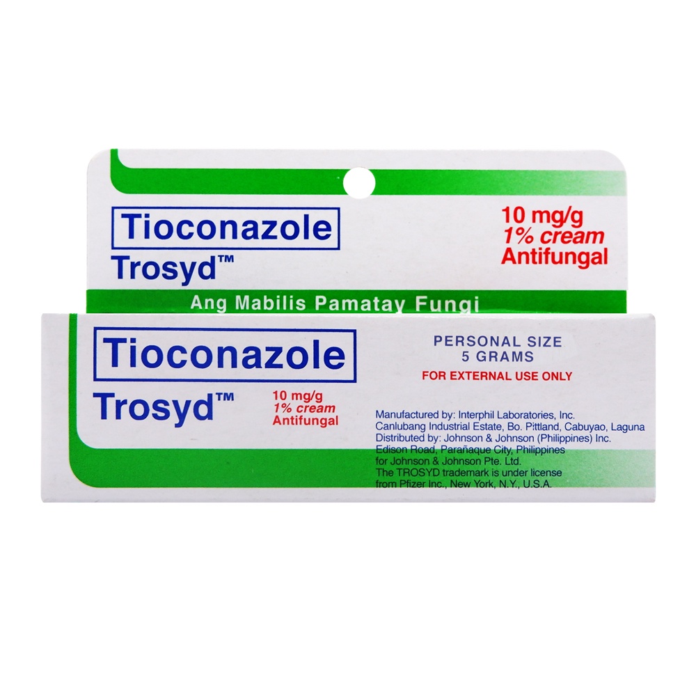 Trosyd Dermal AntiFungal Cream 5g - Antifungi, Fungal Ointment, Fungal Cream