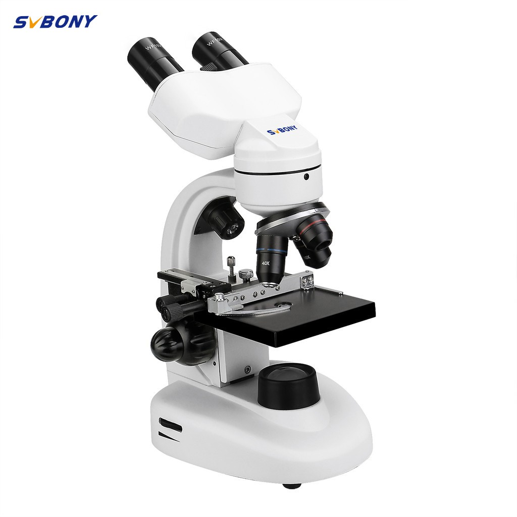 SVBONY SV605 Microscope 80X1600X Double Barrel Biological Microscope