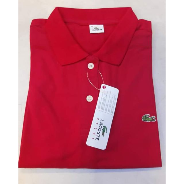 lacoste 2 button polo shirt