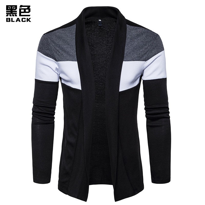 men's long sleeve cardigans