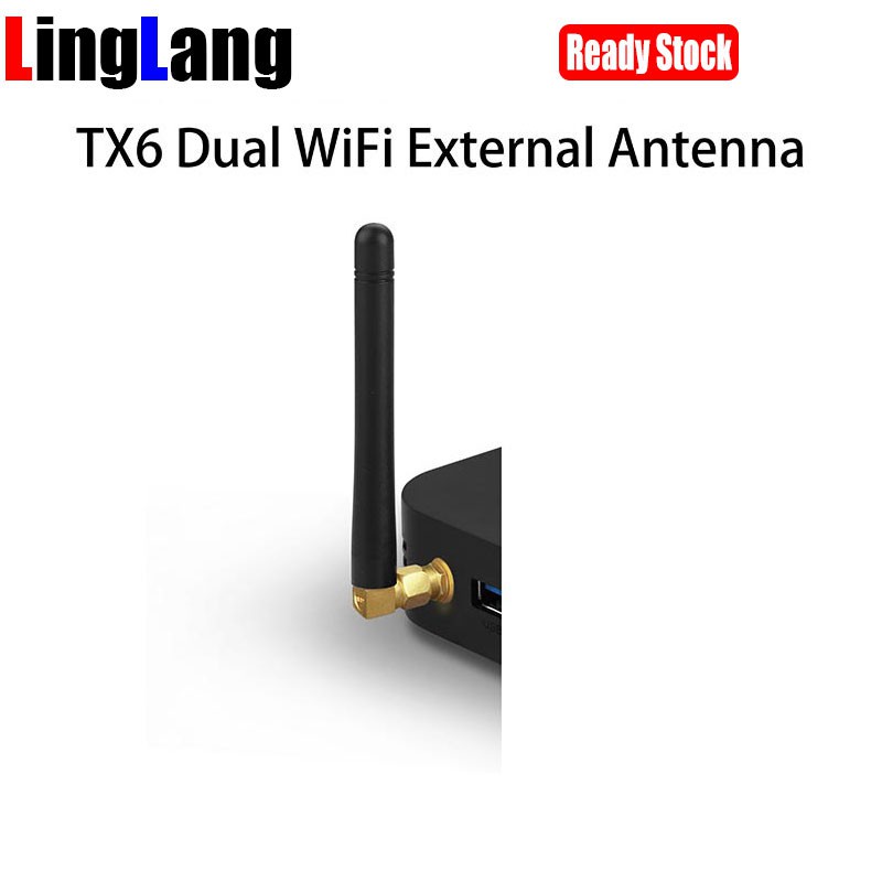 TX6 WiFi Antenna TV Box WiFi Antenna 2.4GHz/5GHz DualBand High Gain